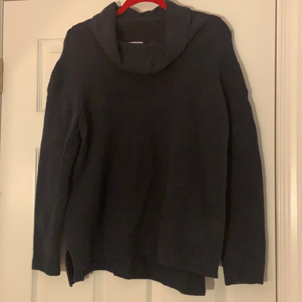 J. Jill navy cowl neck sweater